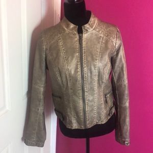 Tan Biker Jacket